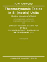 Picture of Thermodynamic Tables in SI (Metric) Units