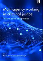 Picture of Multi-agency working in criminal justice: Theory, policy and practice