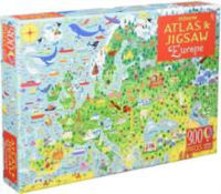 Picture of Usborne Atlas and Jigsaw Europe