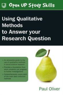 Picture of Using Qualitative Methods to Answer Your Research Question