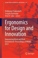 Picture of Ergonomics for Design and Innovation: Humanizing Work and Work Environment: Proceedings of HWWE 2021