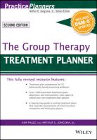 Picture of The Group Therapy Treatment Planner, with Dsm-5 Updates (PracticePlanners) (2015)