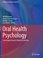 Picture of Oral Health Psychology: Psychological Aspects Related to Dentistry